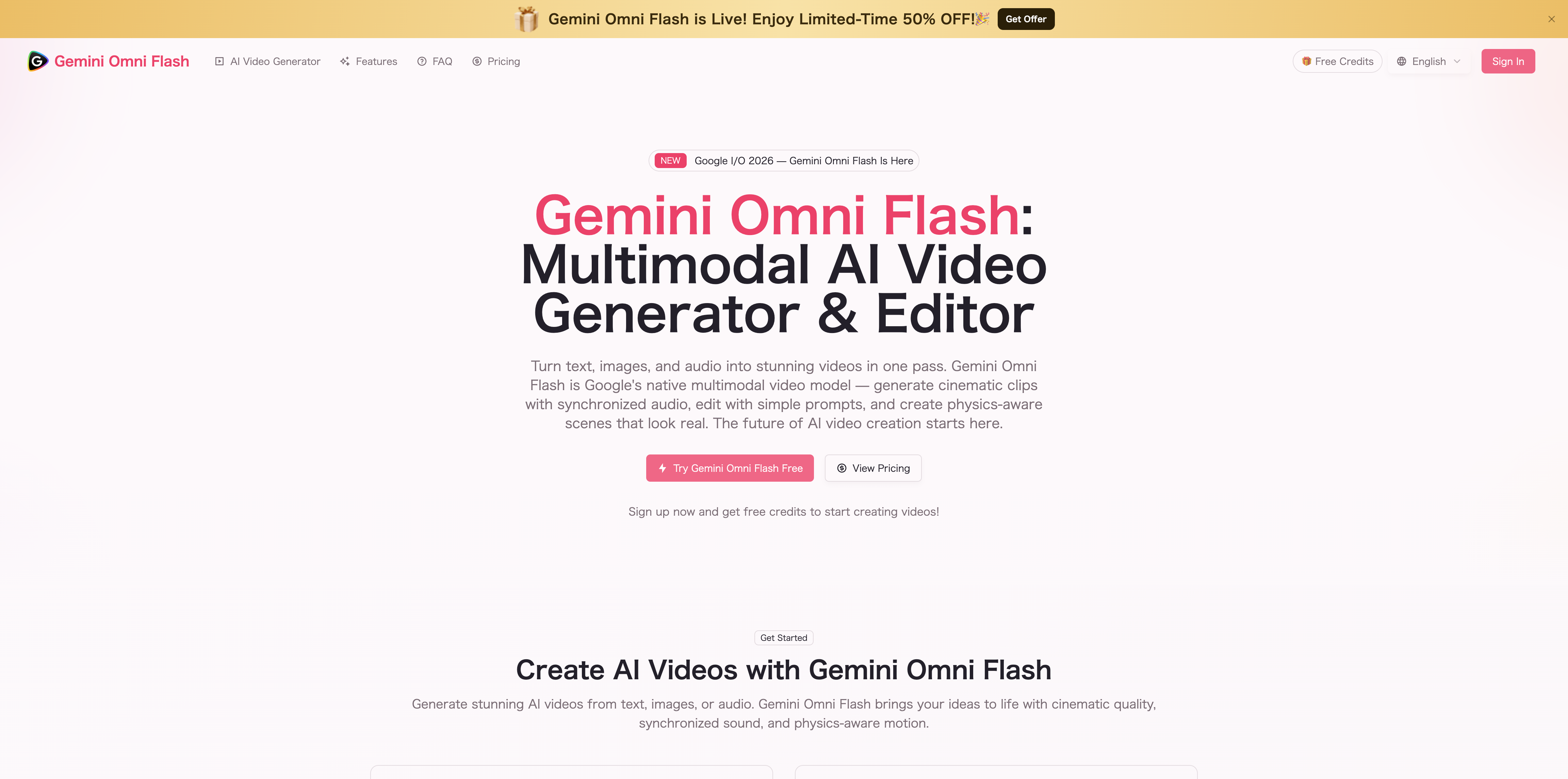 Gemini Omni Flash Video Generator  gallery image
