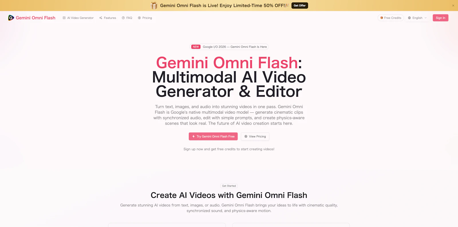 Gemini Omni Flash Video Generator  screenshot 1