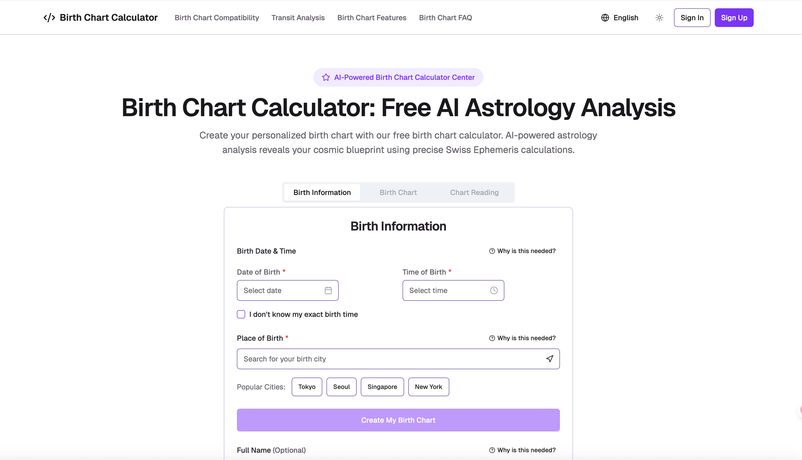 Birth Chart Calculator media 1