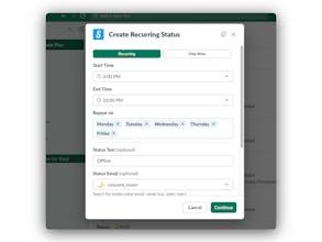Status Scheduler for Slack 3.0 gallery image
