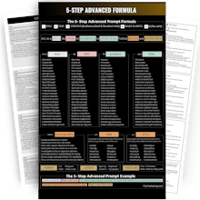 5 Step Advanced AI Prompt Formula gallery image