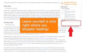 Simple Reading Progress Tracker gallery image