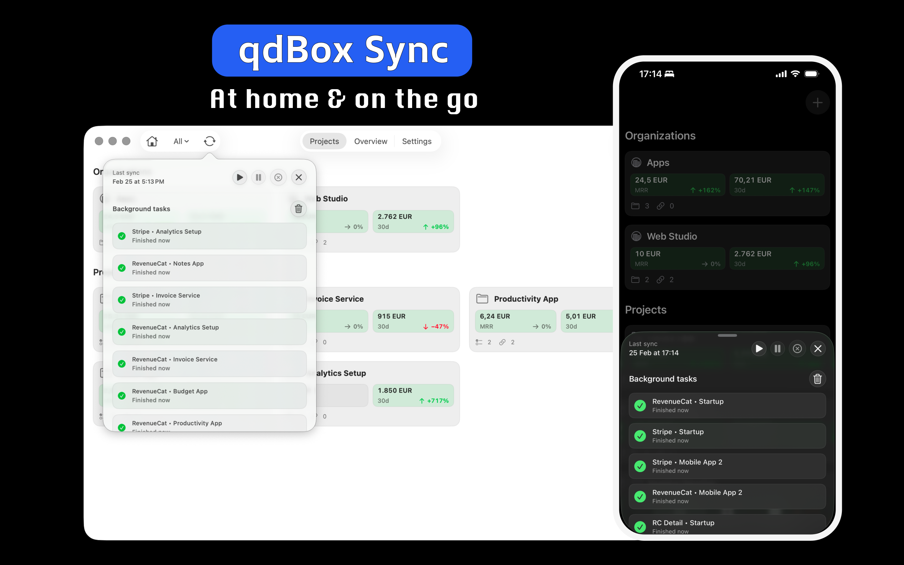 qdBox — Projects, Tasks & Revenue gallery image