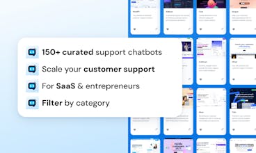 SaaS Chatbots platform: Enhance customer support, boost sales, optimize eCommerce, and amplify marketing efforts.