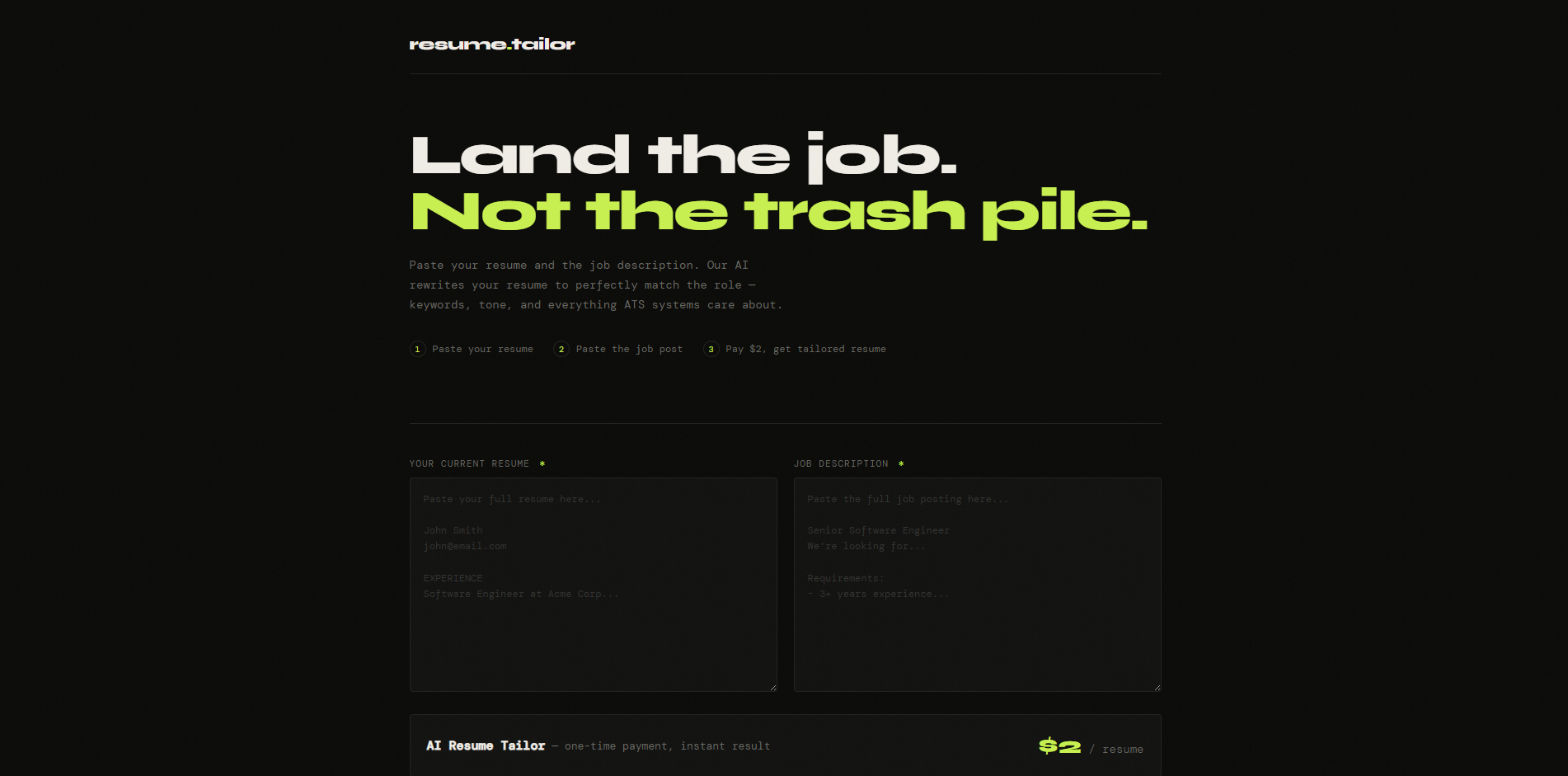 Resume Tailor gallery image