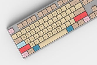 Massdrop x Hasbro Scrabble Keyboard gallery image