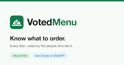 VotedMenu gallery image