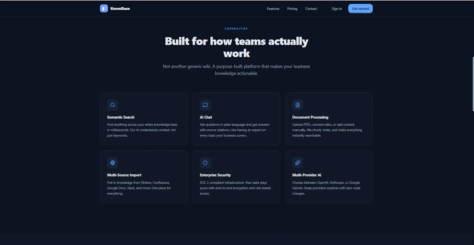 KnowBase AI screenshot 2