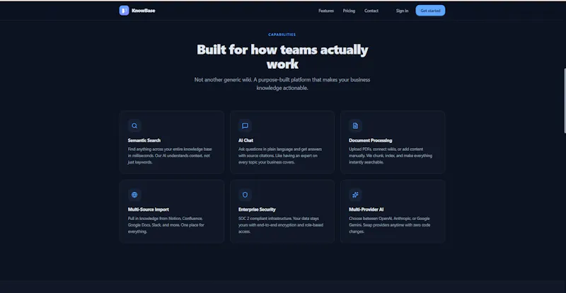 KnowBase AI screenshot 2