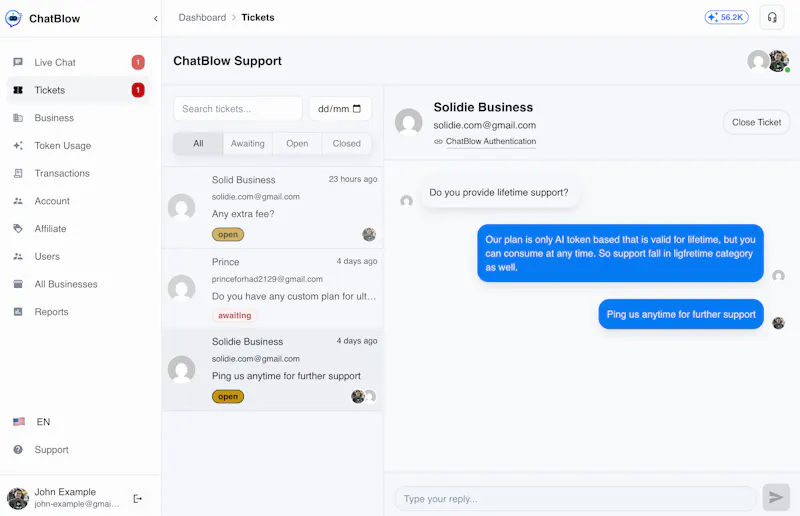 ChatBlow screenshot 2