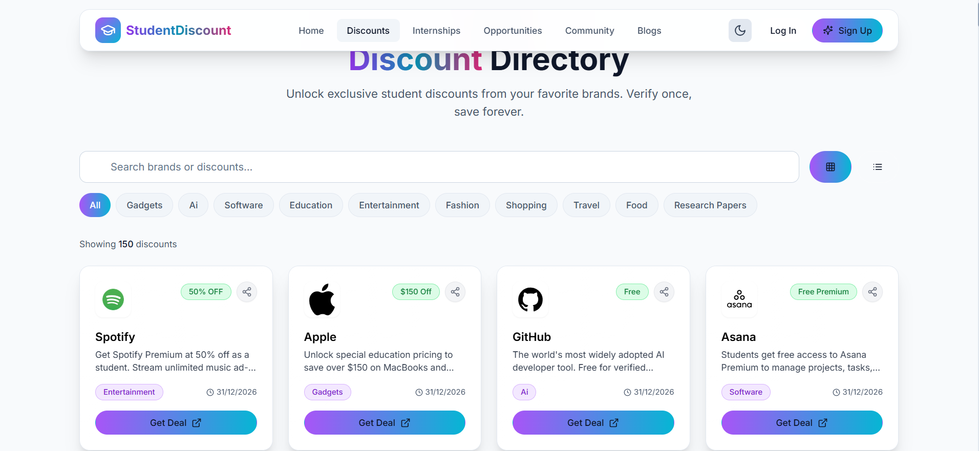 StudentDiscount gallery image