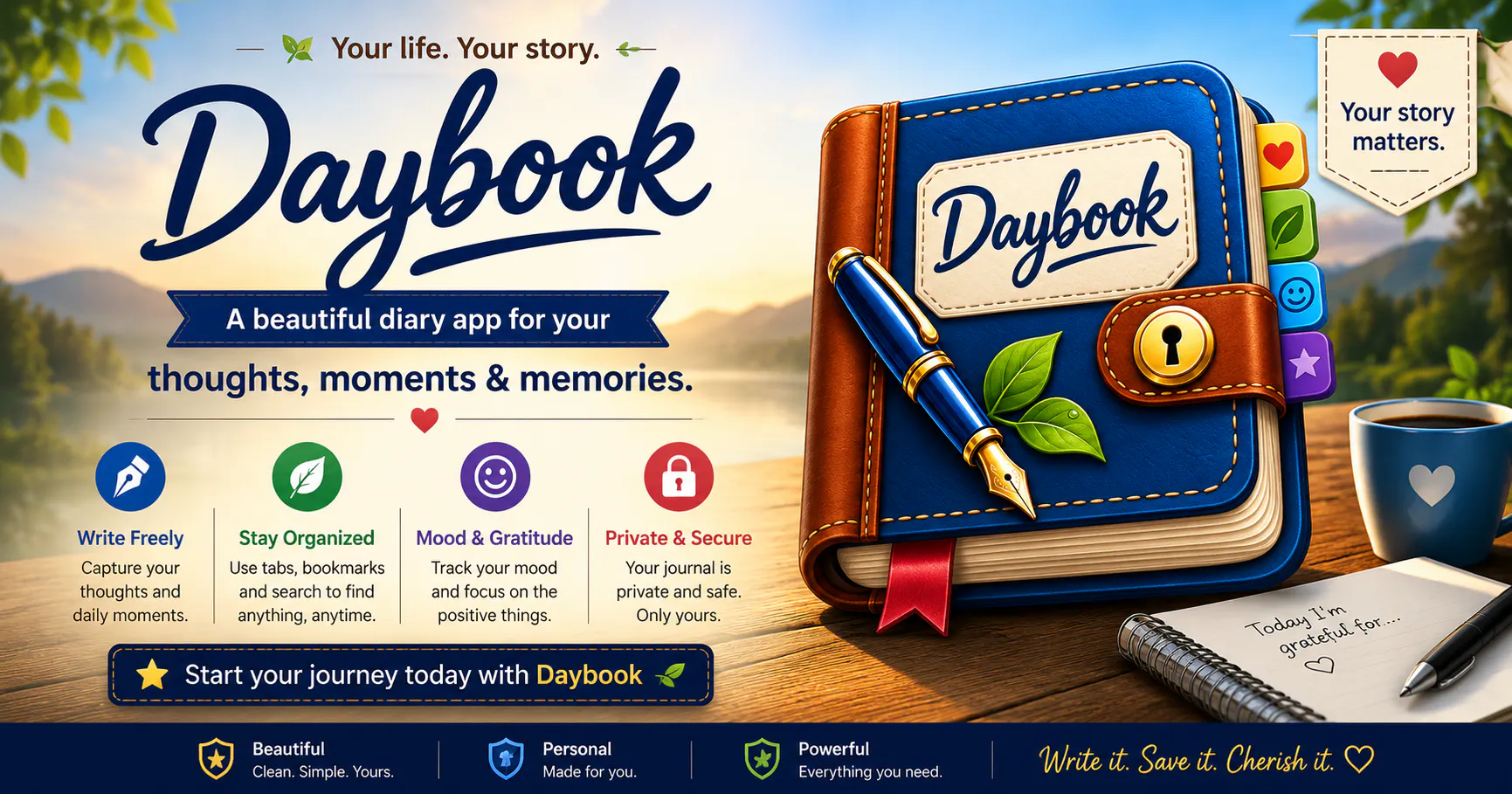 Daybook Ⓝ — A Quiet, Private Diary gallery image