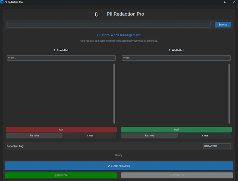 pii-redaction.com screenshot 2
