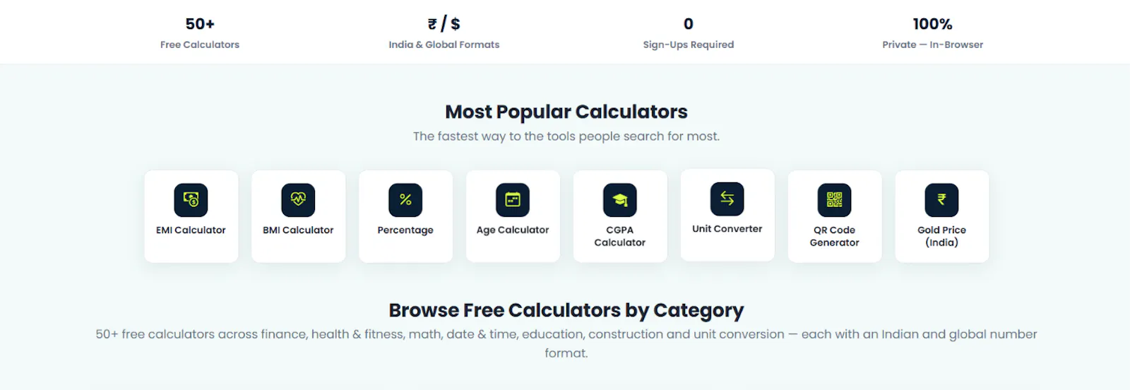allcaltools screenshot 2