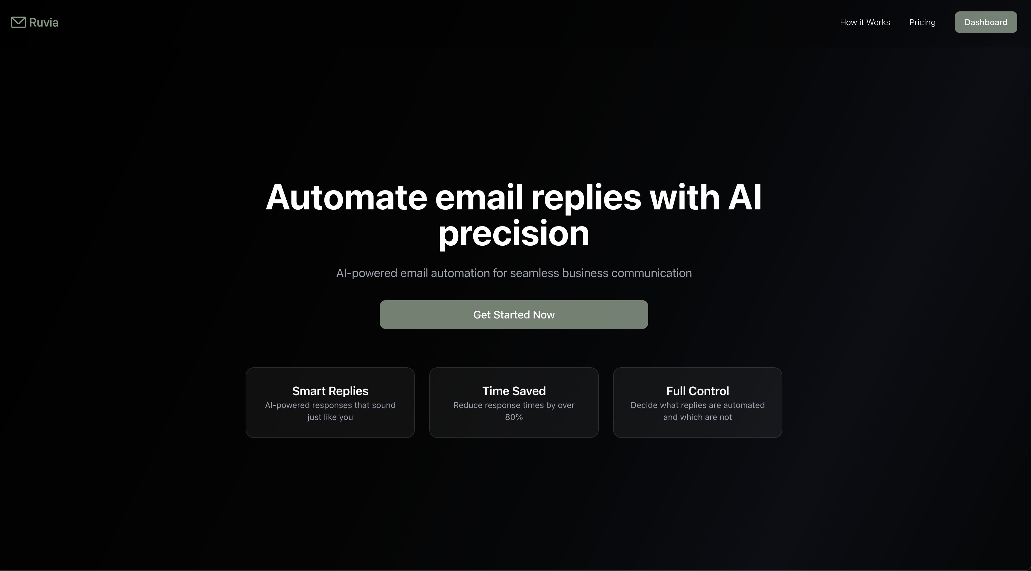 وسائط Ruvia - Effortless email replies, powered by AI. 1