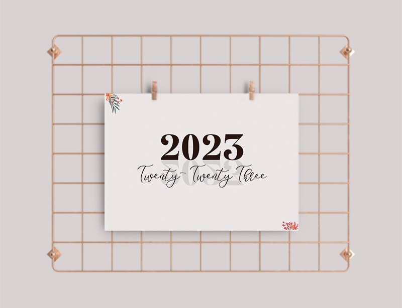 2023 인쇄 가능한 월간 플래너 캘린더 - 당신의 계획은 어두운 길에 빛입니다 ... 미디어 12