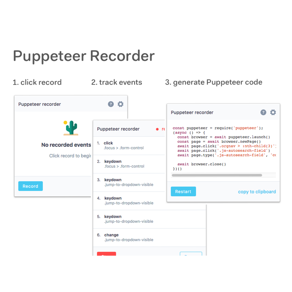 Puppeteer Recorder gallery image