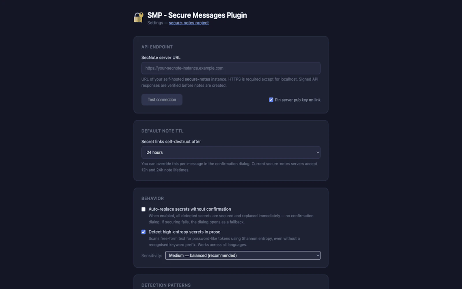 SMP — Secure Message Plugin screenshot 2