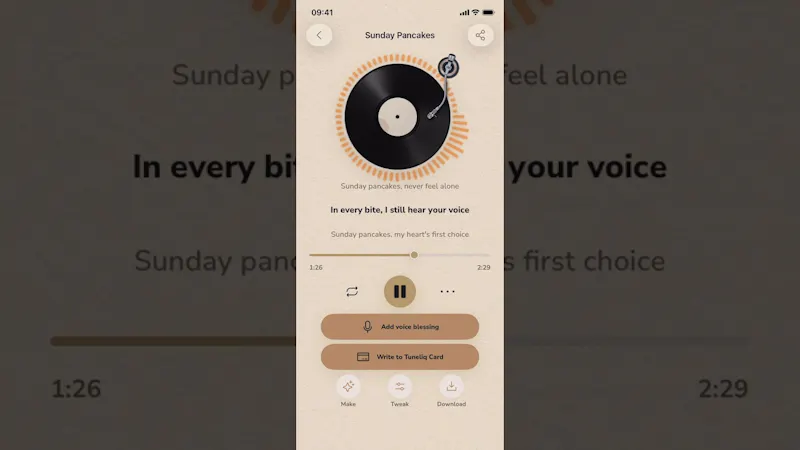Tuneliq screenshot 1 (video preview)