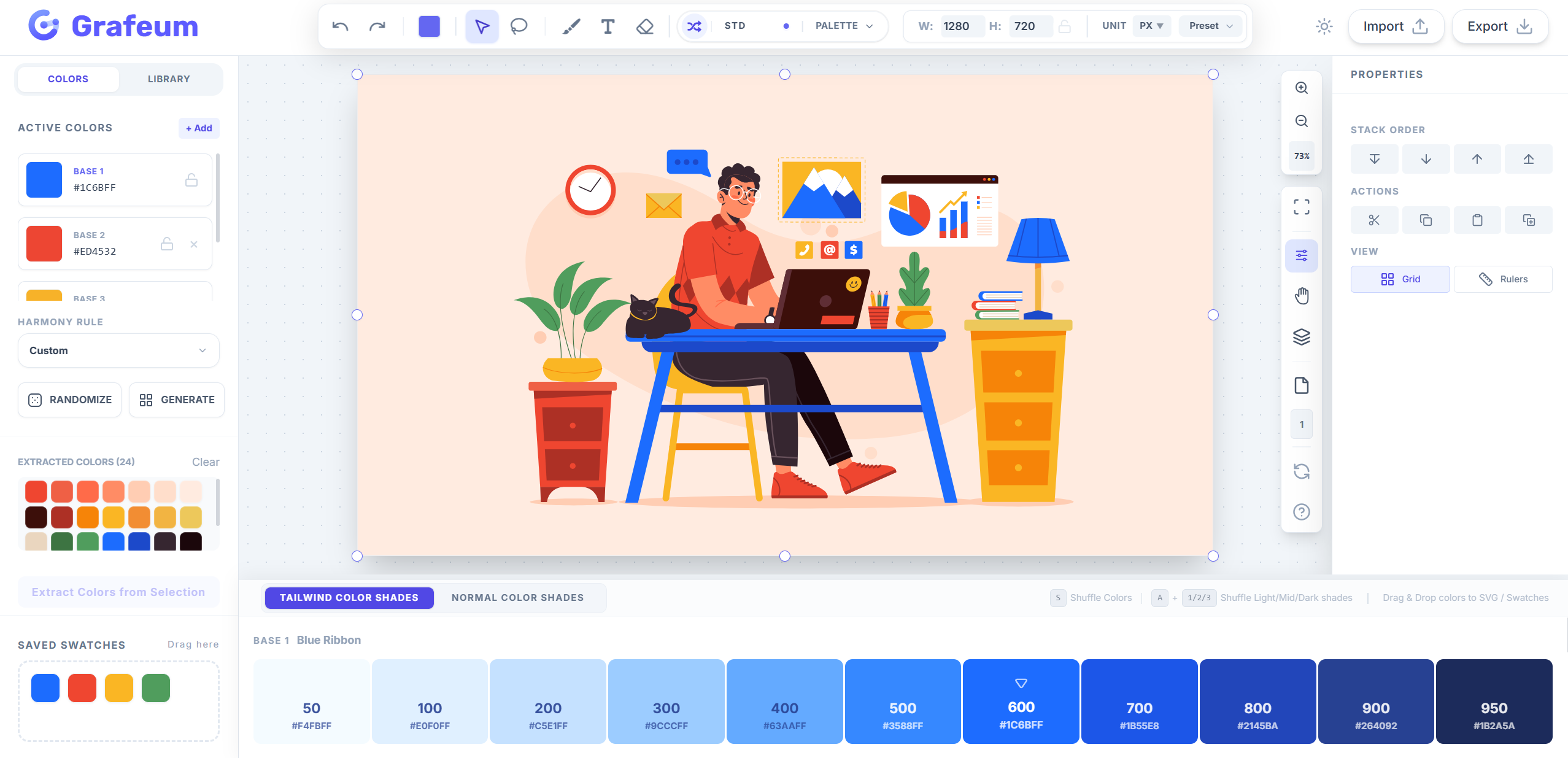 Grafeum - Main product screenshot demonstrating key features and user interface