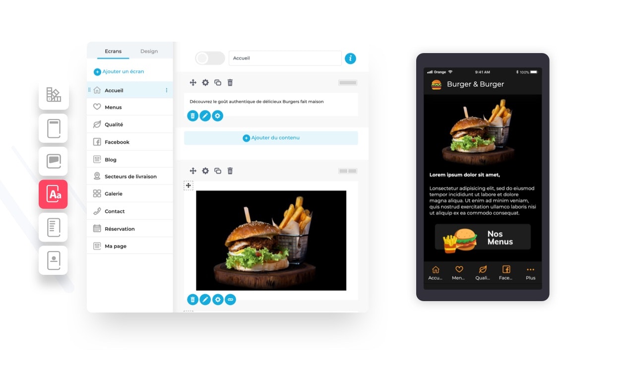 Média Creer Application - Créez votre application mobile en ligne 3