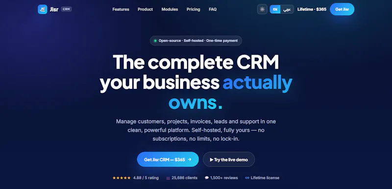 Jisr CRM screenshot 1