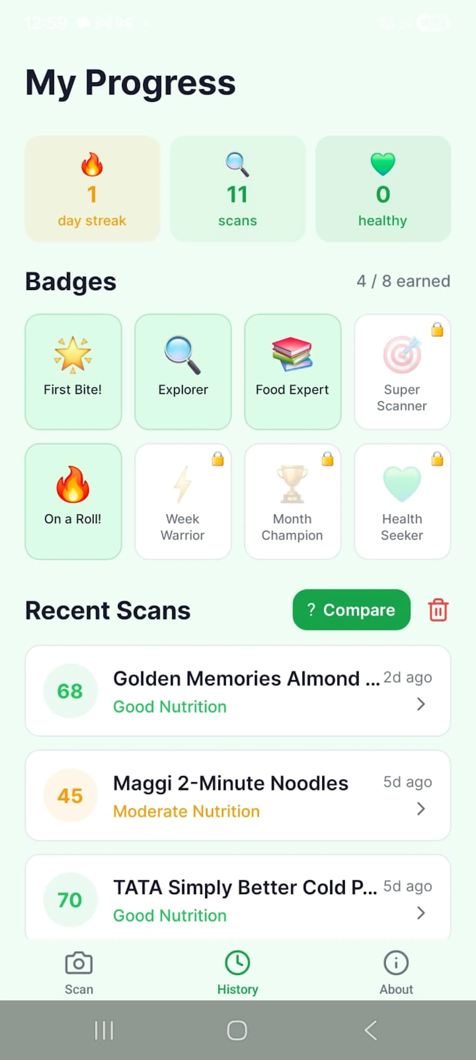 Snacker screenshot 2