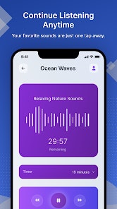 White Noise Plus Sleep Focus - Screenshot 5 showing product features and functionality