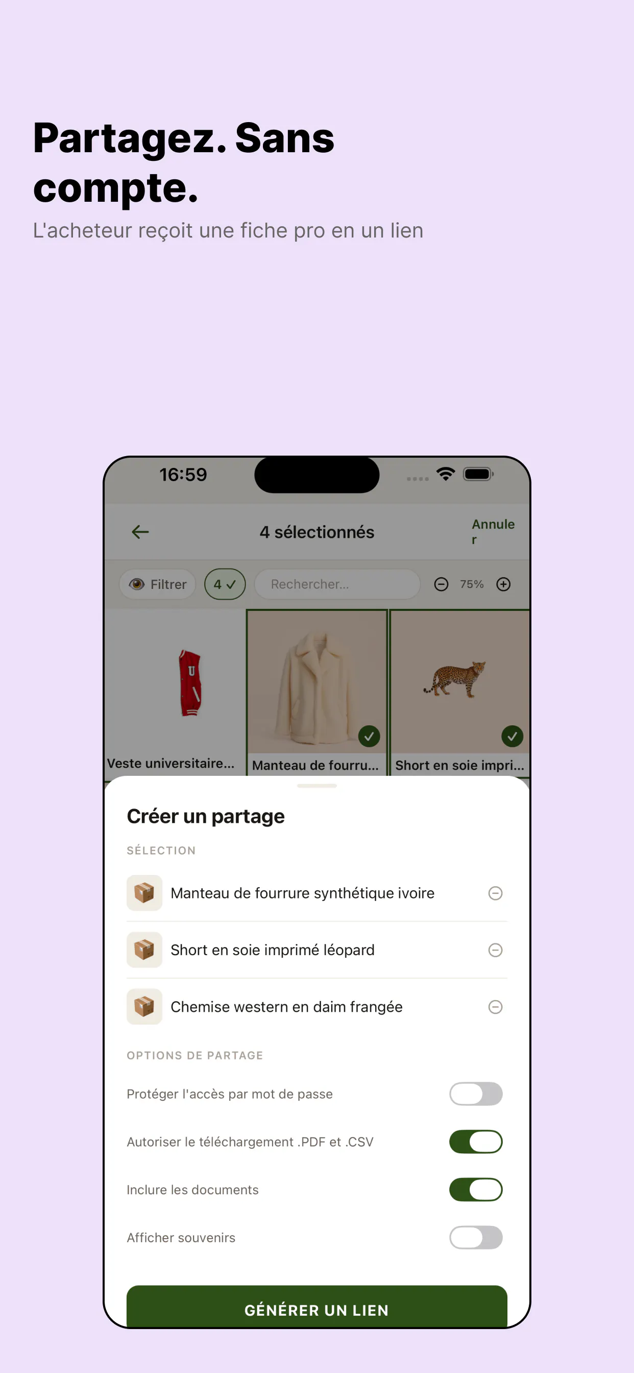 Tiroir — AI collection tool gallery image