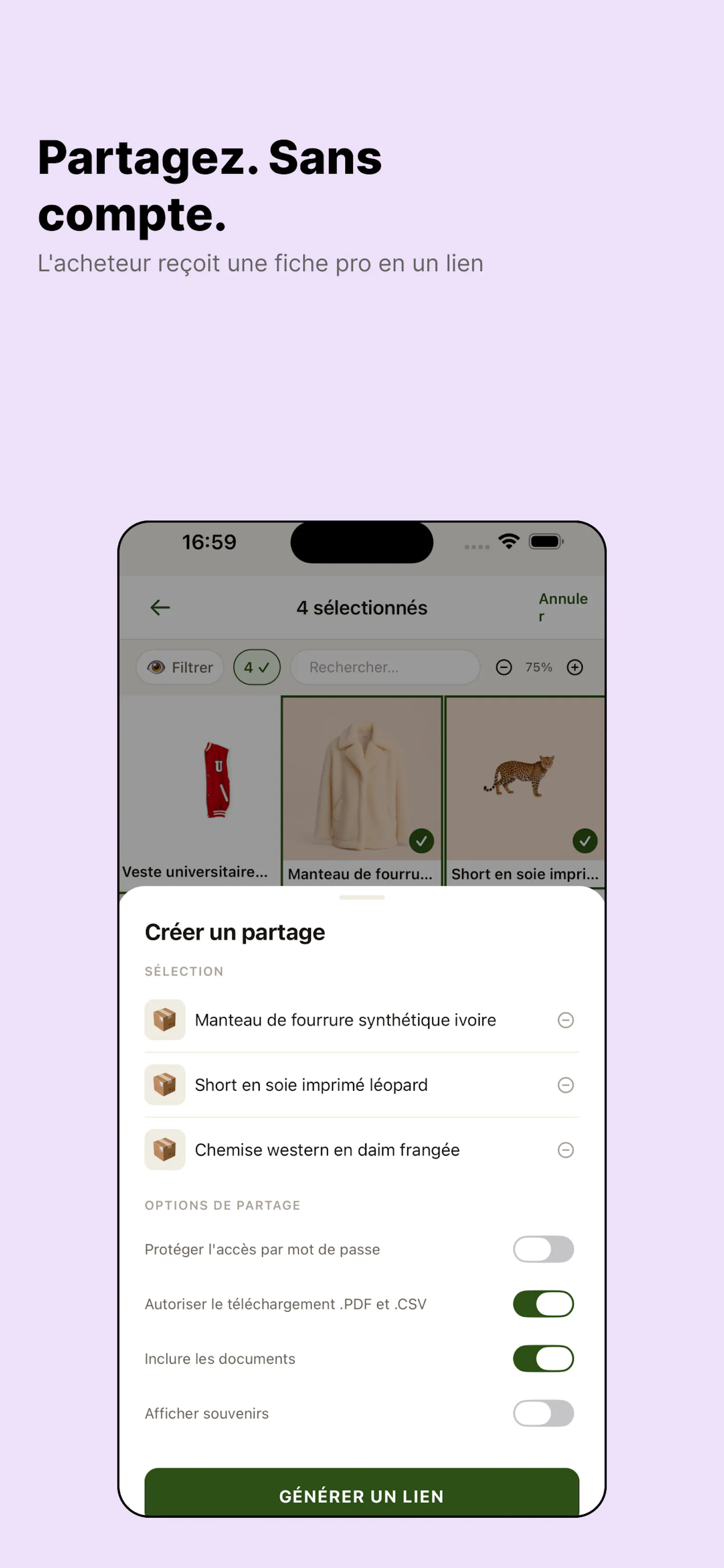 Tiroir — AI collection tool screenshot 5