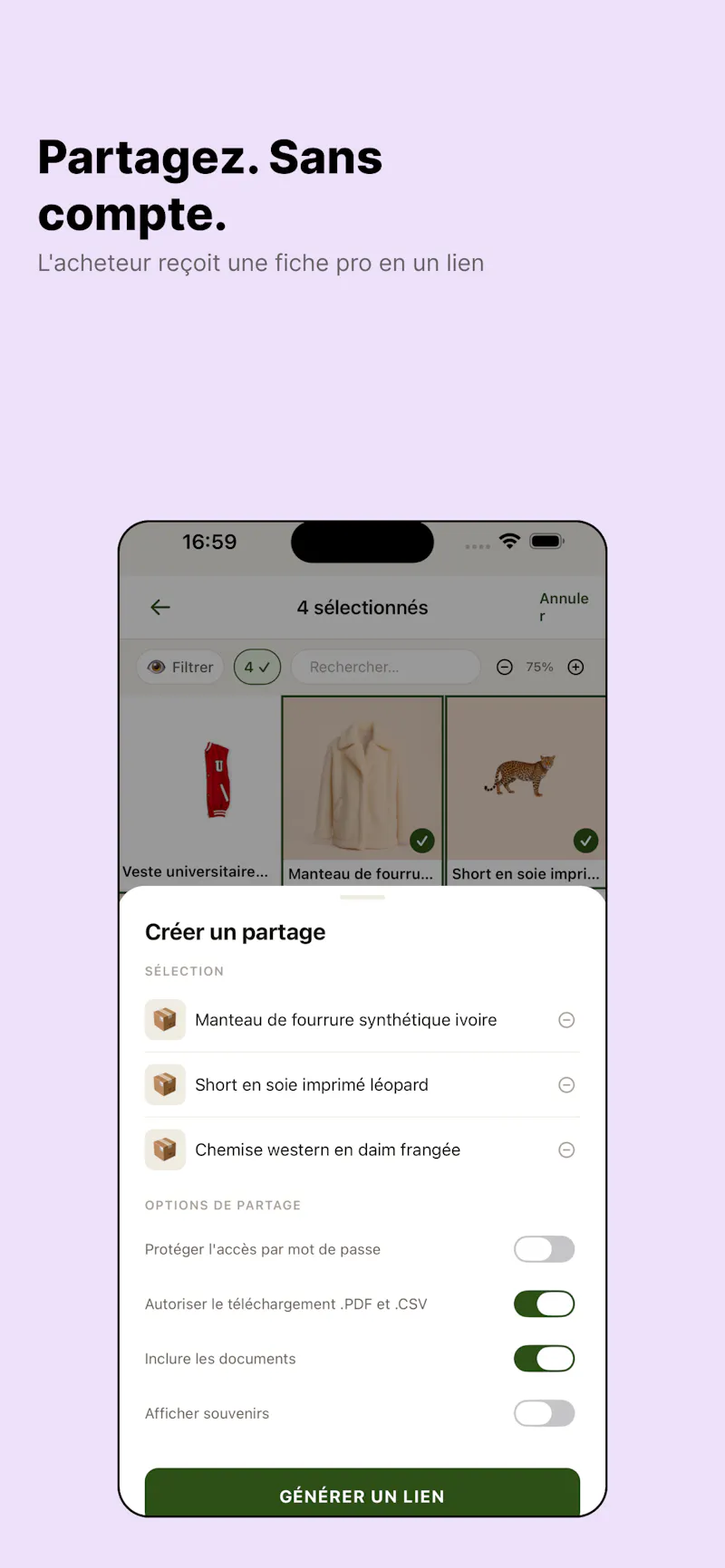 Tiroir — AI collection tool screenshot 5