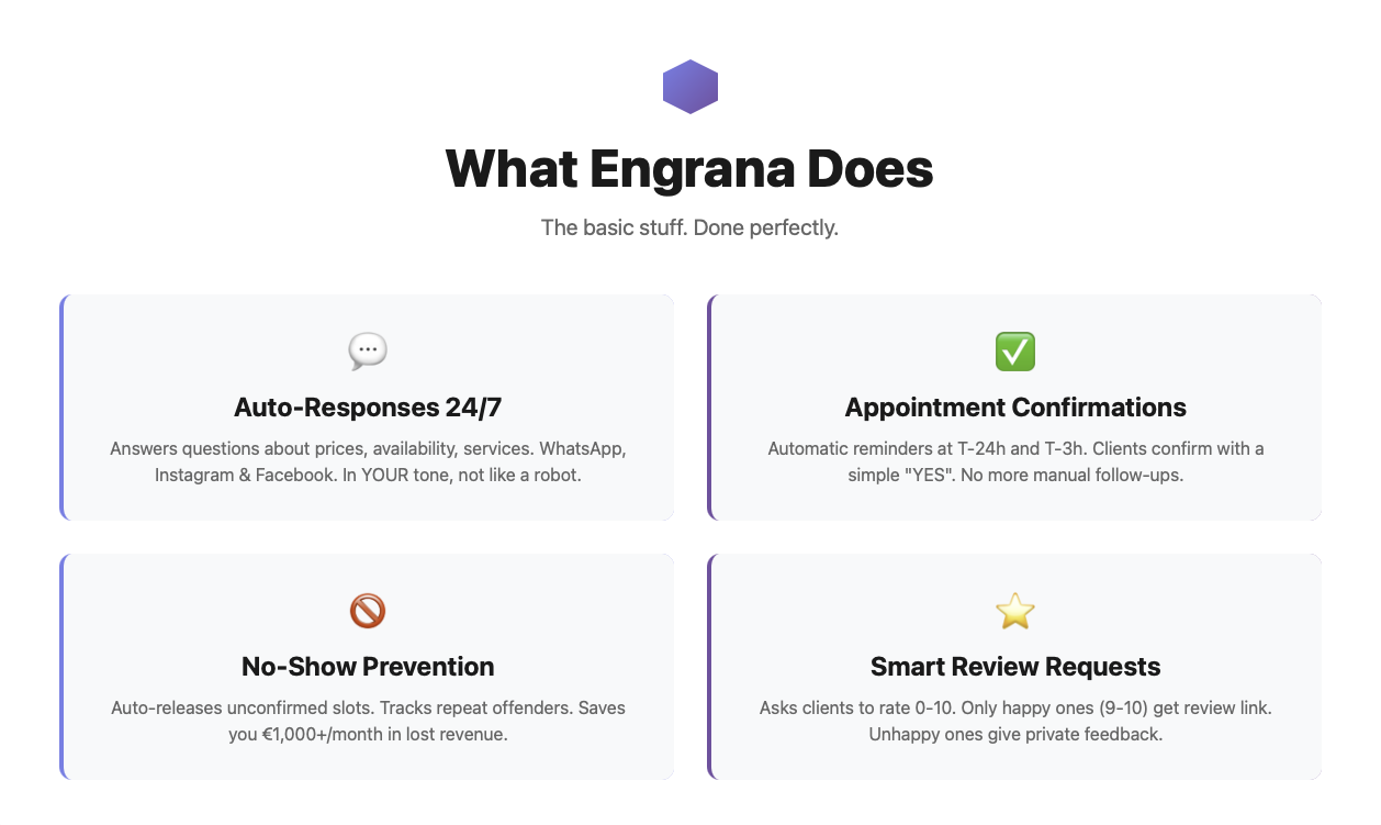 Engrana.es - Screenshot 2 showing product features and functionality