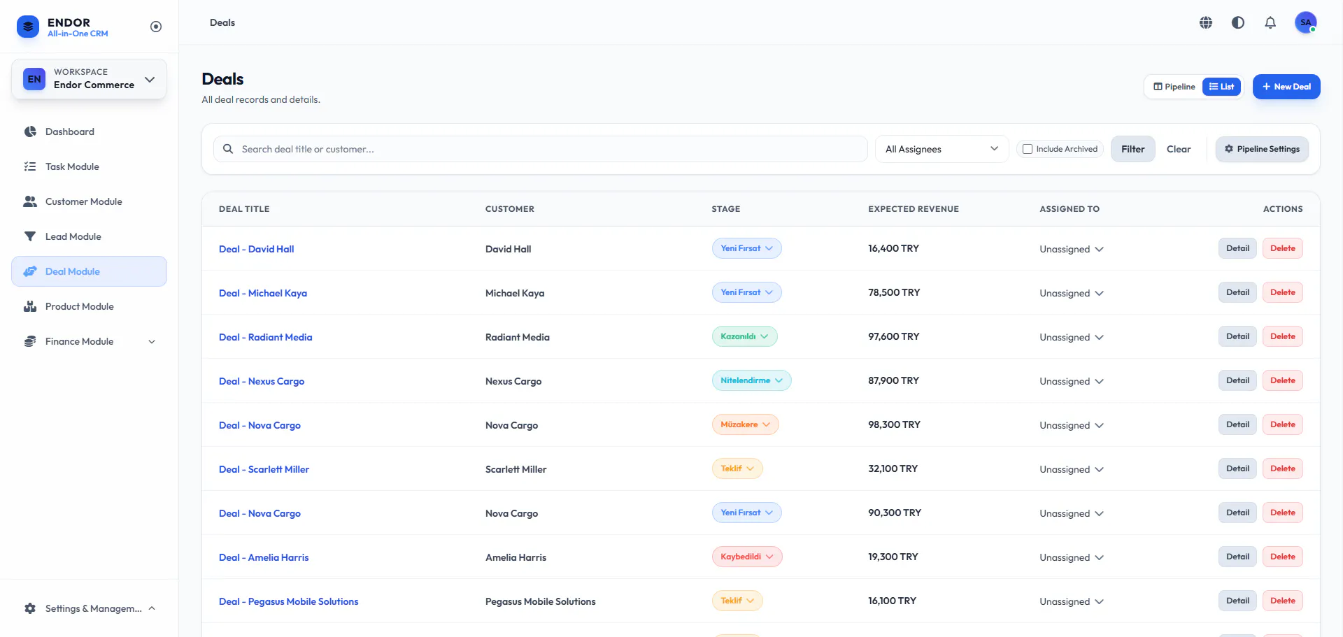 Endor All-in-One CRM gallery image