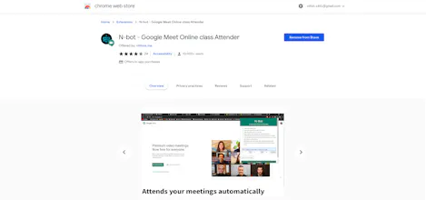 N-bot Google Meet Attender gallery image