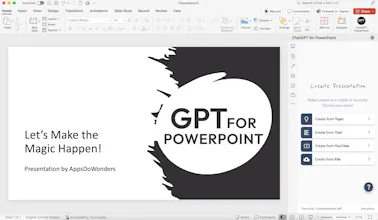 ChatGPT for PowerPoint gallery image