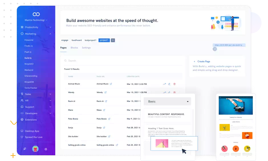 NinjaSites by 500apps gallery image