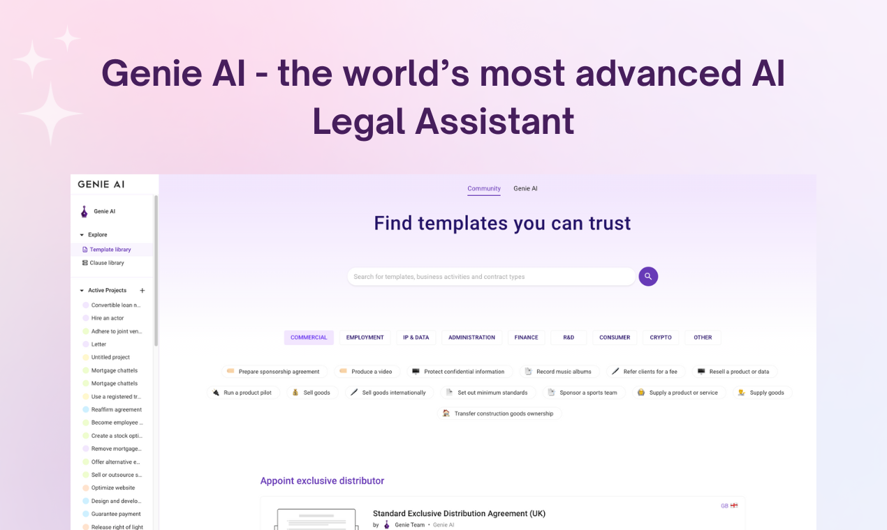 startuptile Genie AI-Your AI legal assistant