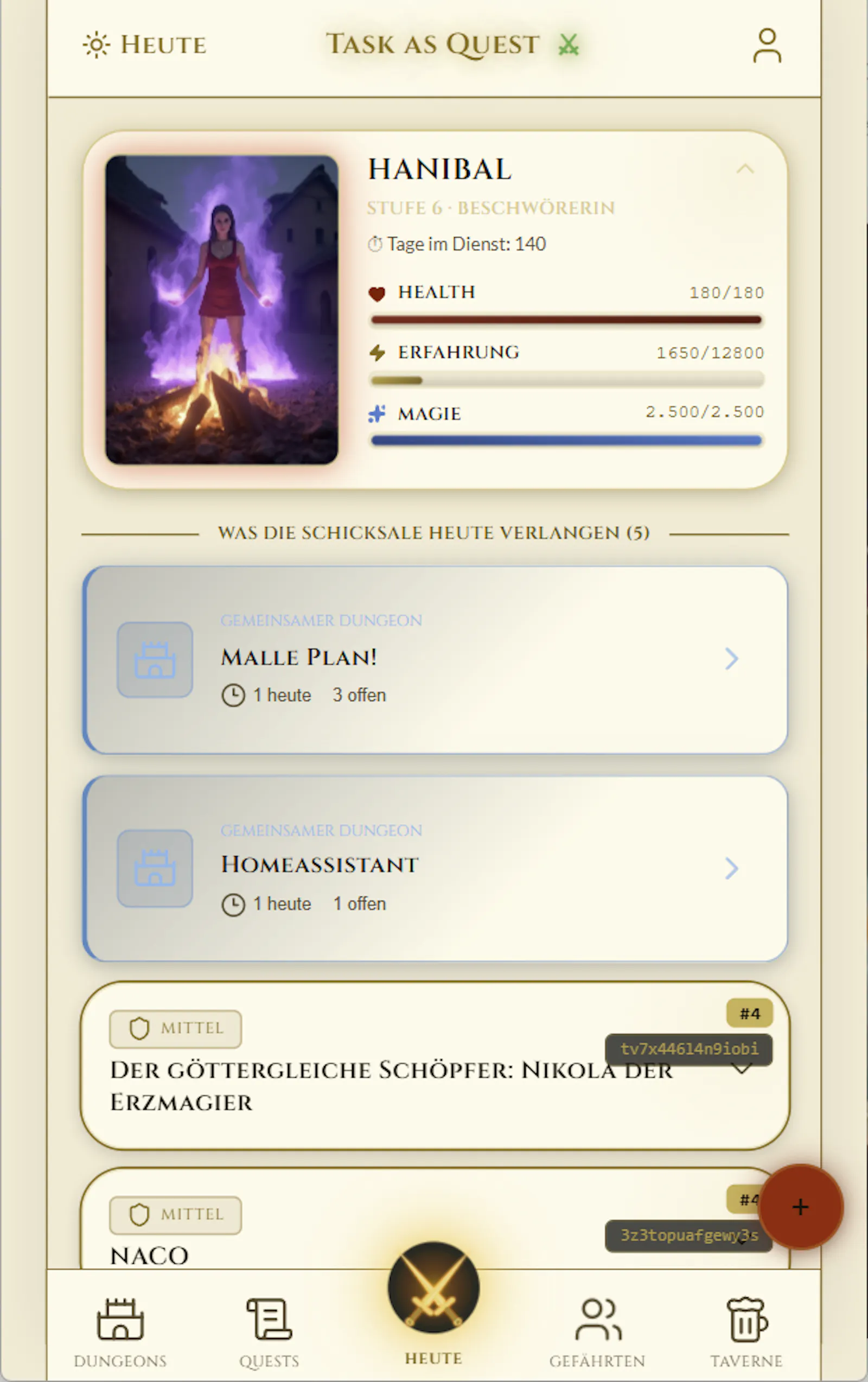 TaskAsQuest screenshot 3