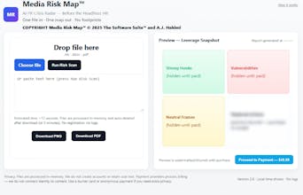 Media Risk Map™ - AI PR Crisis Radar gallery image