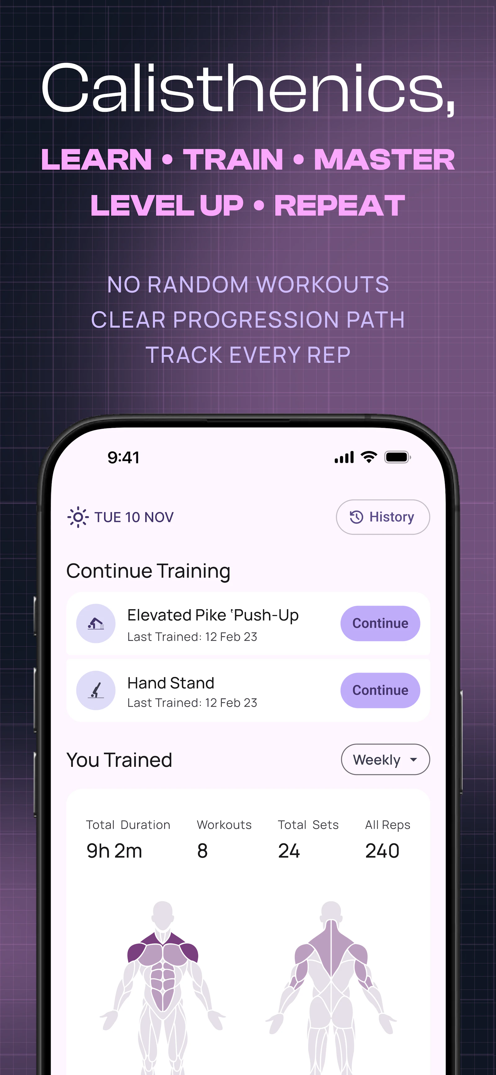 Calistack screenshot 3