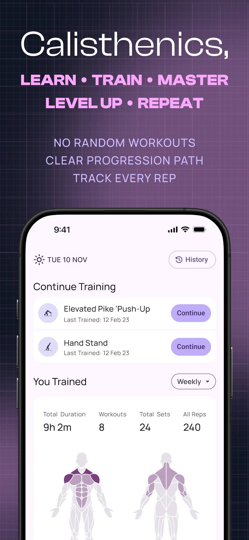 Calistack screenshot 3