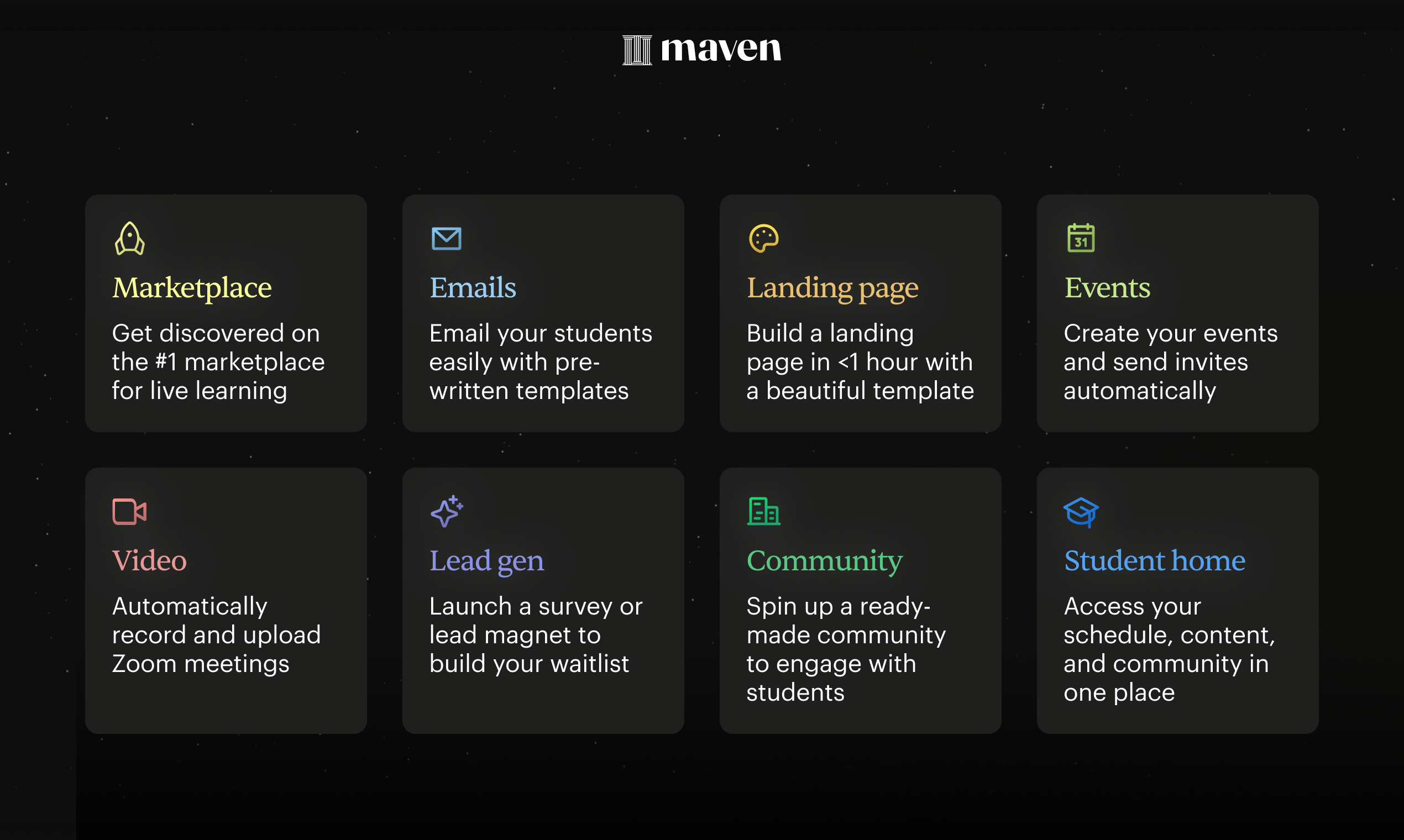 Média Maven Course Builder - Gagnez 6 chiffres en enseignant ce que vous aimez 8