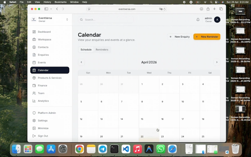 EventVersa screenshot 4