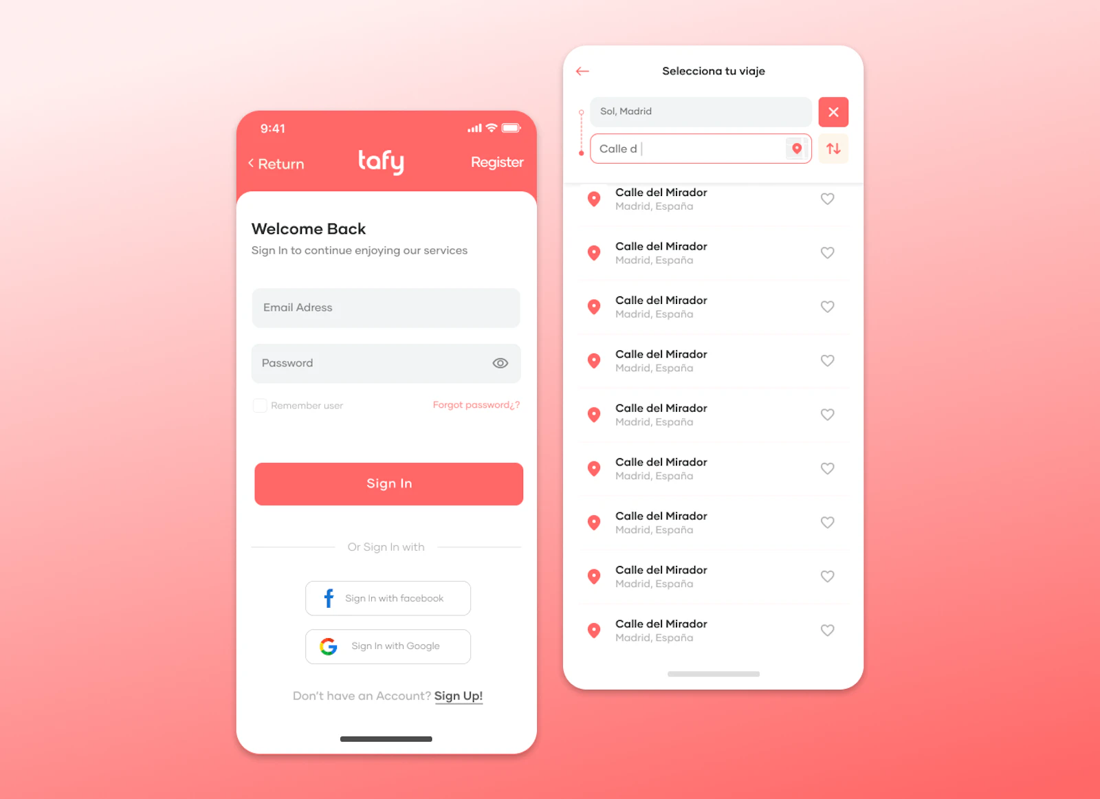 Tafy screenshot 2