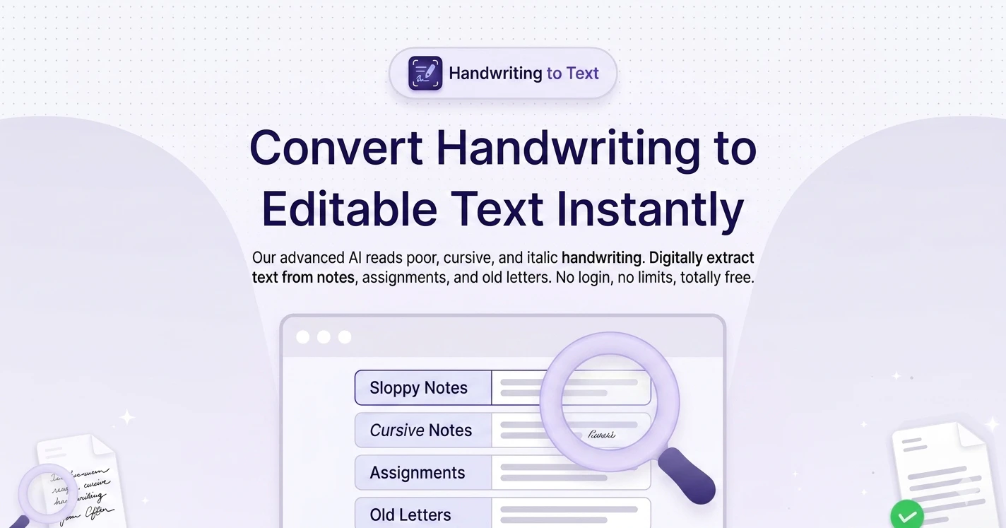 Handwriting to Text Converter logo