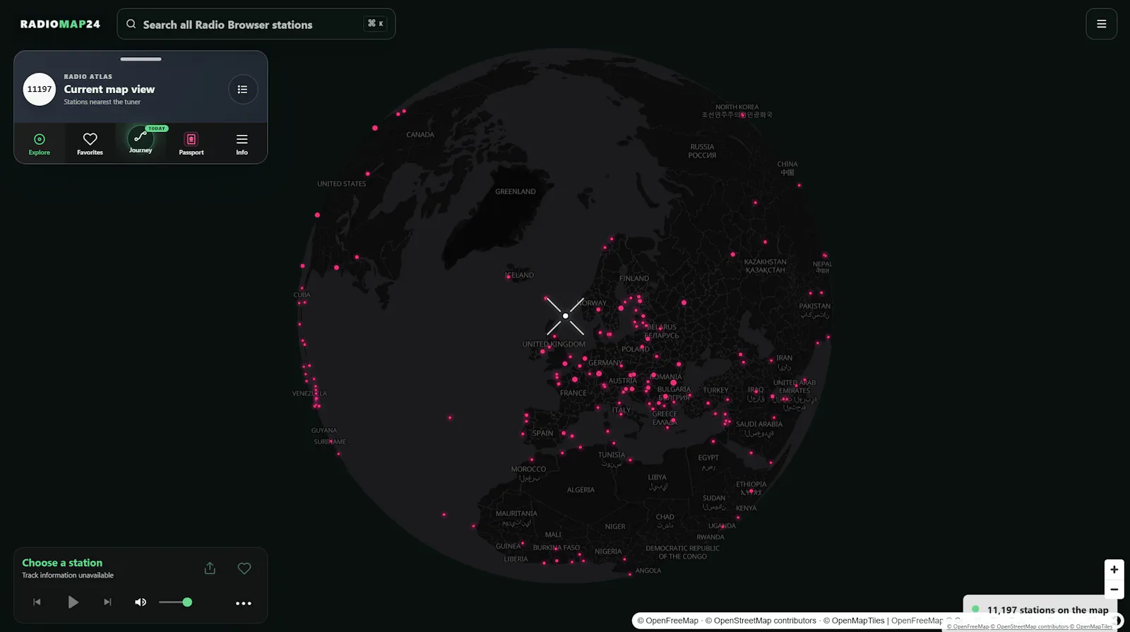 RadioMap24 screenshot 1