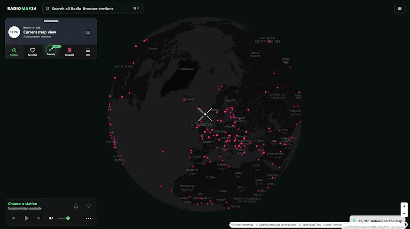 RadioMap24 screenshot 1