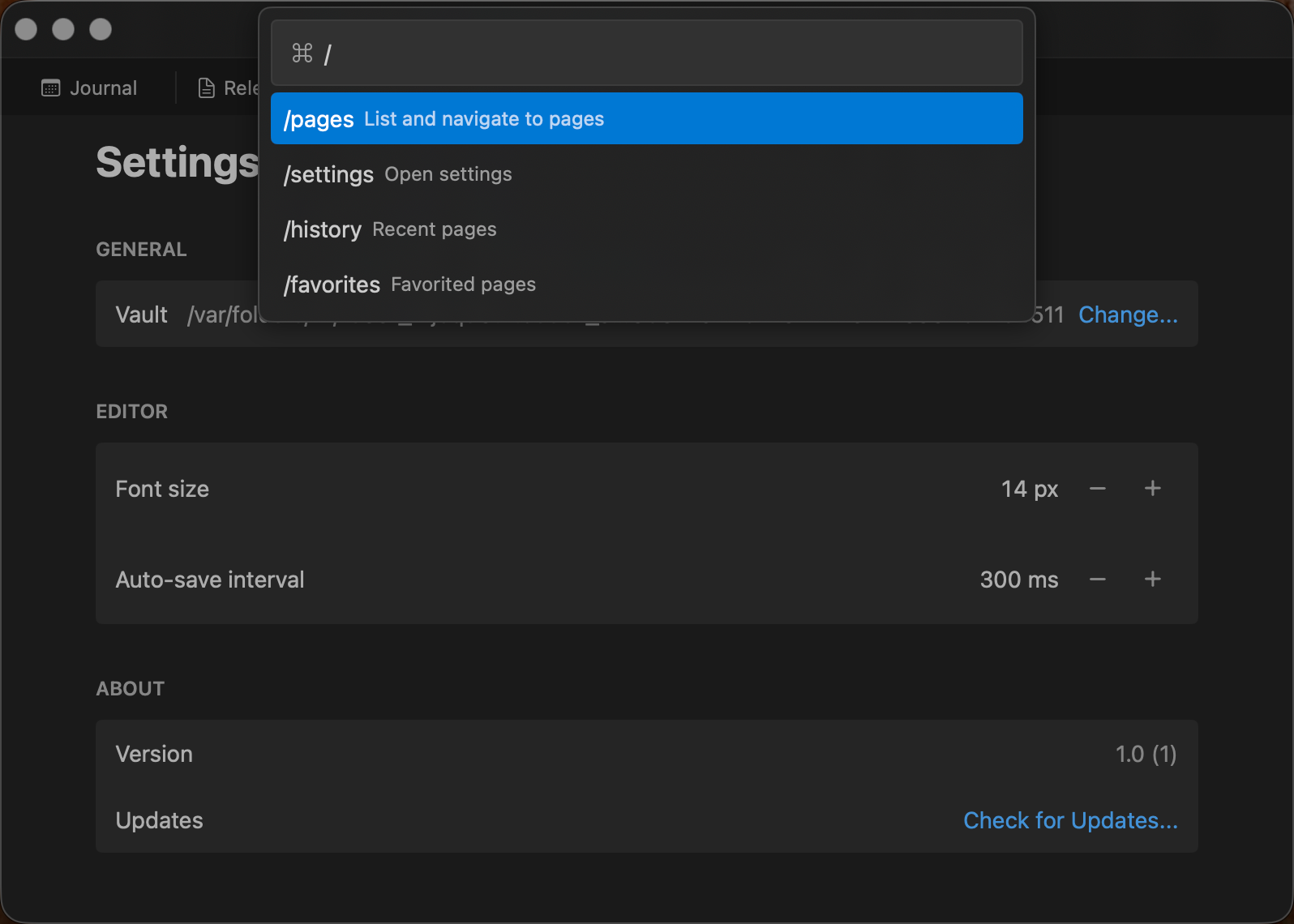 SeqLog — Native Logseq for macOS gallery image