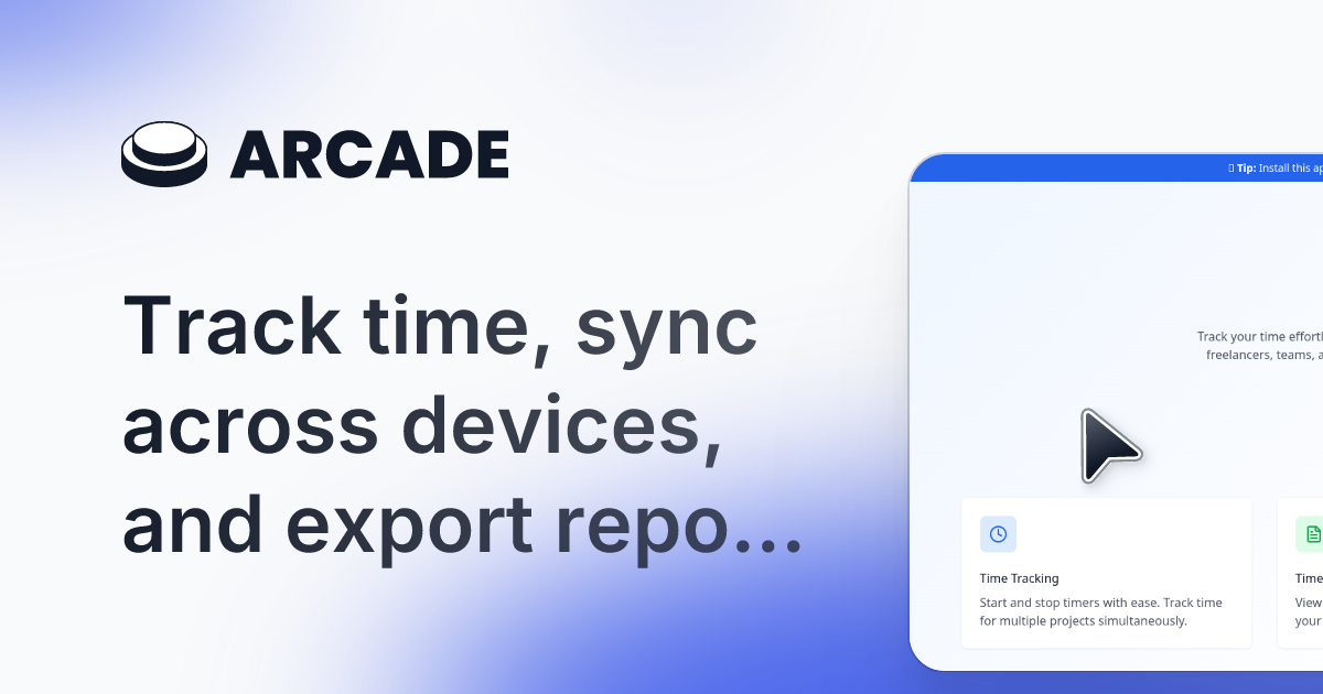 TimeTracker - Main product screenshot demonstrating key features and user interface