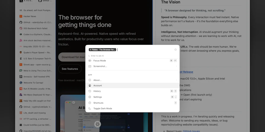 Flakes:您的下一款瀏覽器